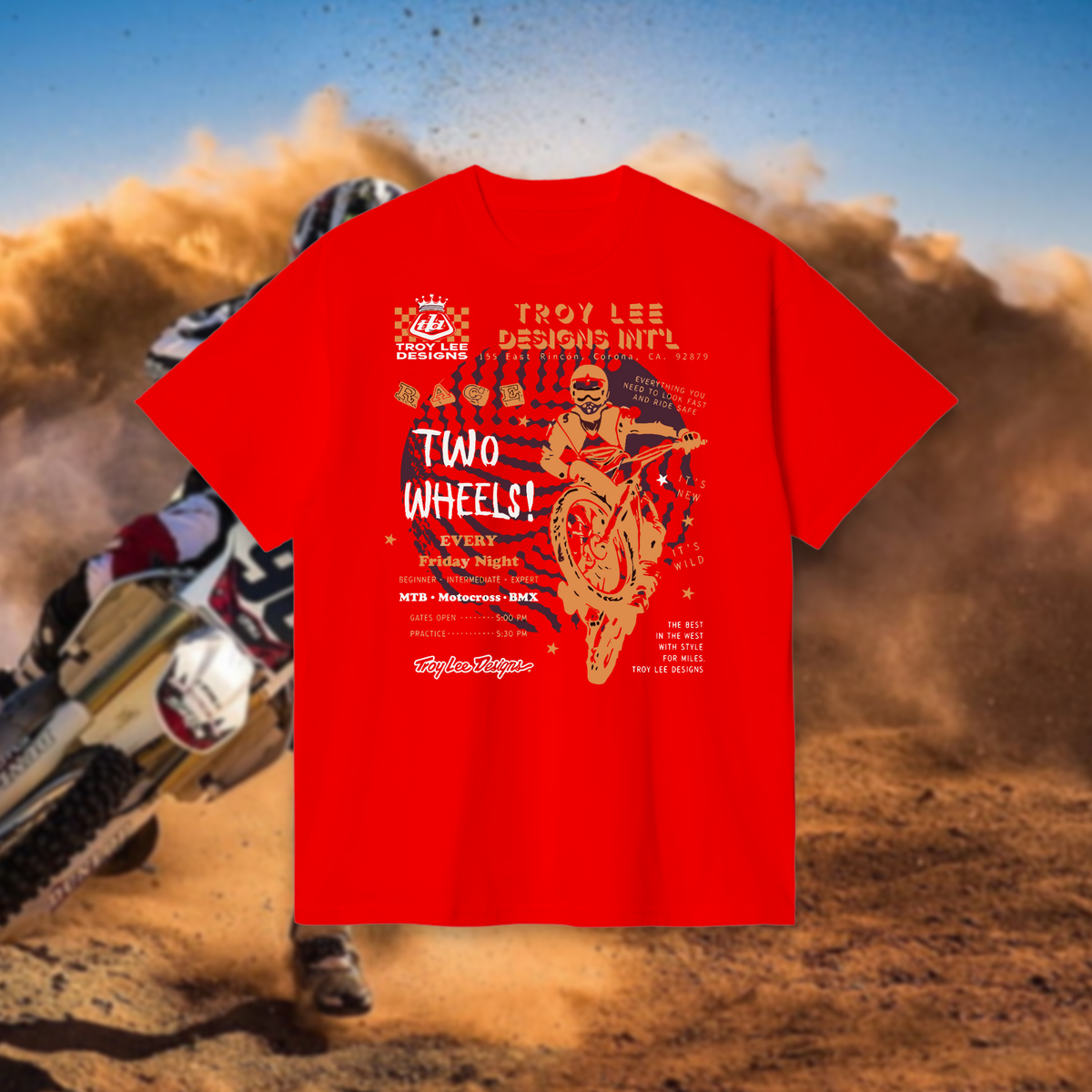Playera Troy Lee Desing Off Road Gear
