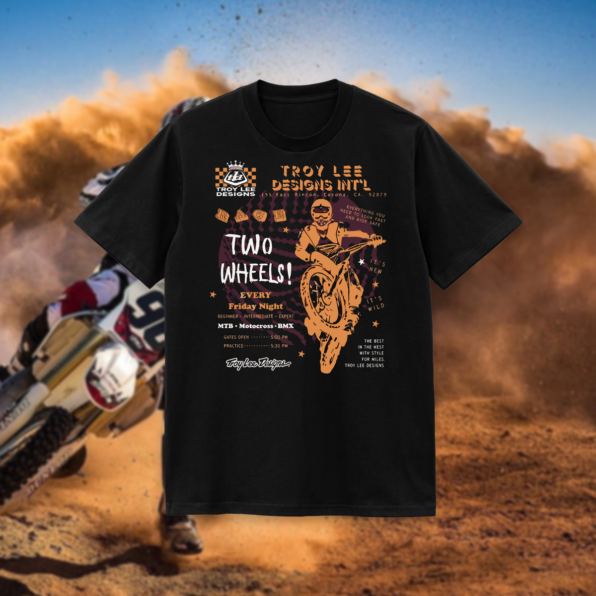 Playera Troy Lee Desing Off Road Gear